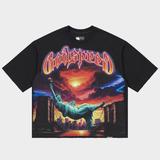 Godspeed Burnt Bridges T-shirt Black