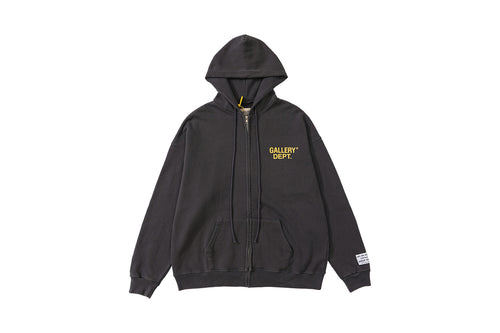 Artist Logo Full-Zip Hoodie – Black