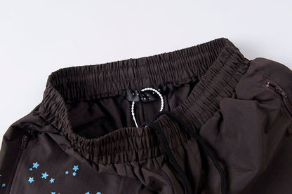 Sp5der Double Layer Shorts Brown