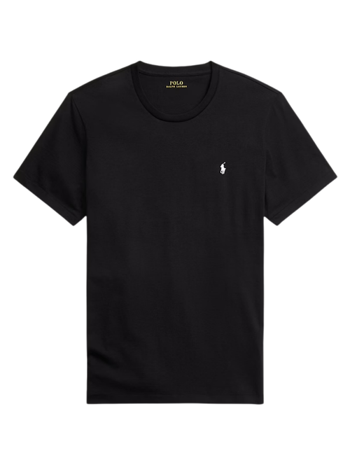 RALPH LAUREN Cotton Jersey Sleep T-shirt Polo Black
