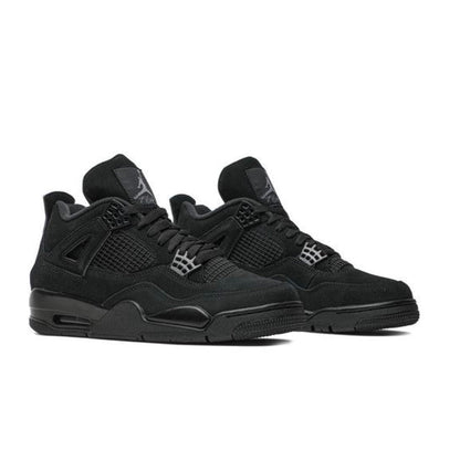 Jordan 4 Black Cat - Premium All-Black Retro Sneakers