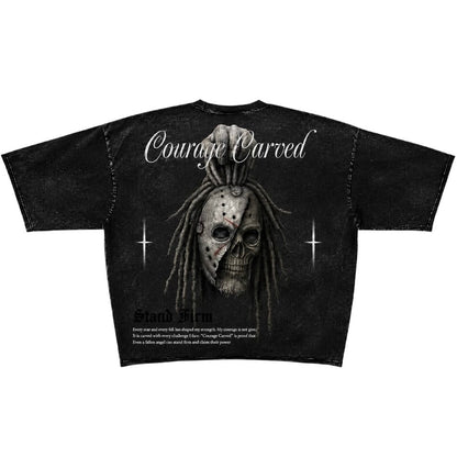 Roku Studios Fallen Angel 2.0 Enzyme Boxy Tee (Washed Black)