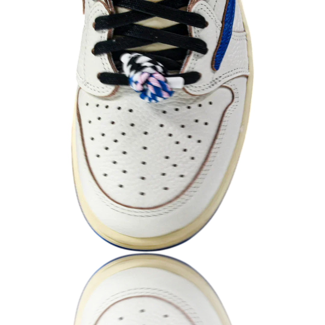 Travis Scott x Fragment AJ1 Low OG 'Sail Military Blue'