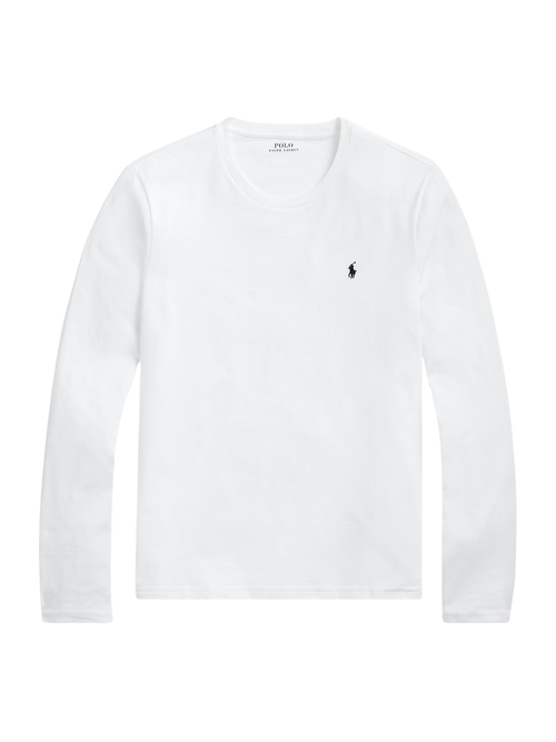 RALPH LAUREN Cotton Jersey Sleep Shirt White