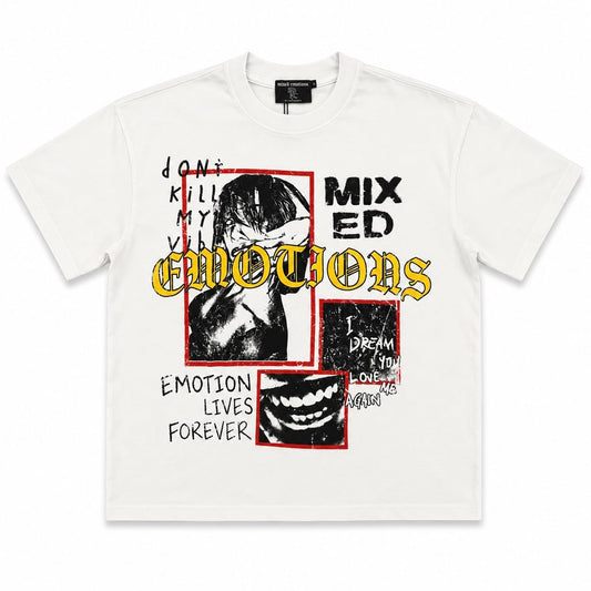 Mixed Emotion Forever Tee (White)