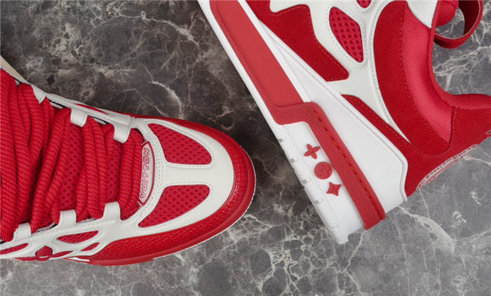 LOUIS VUITTON LV SKATE SNEAKER RED WHITE