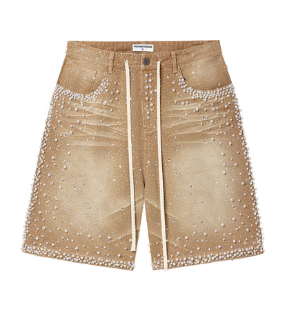 Vale Forever Sandstorm Jorts Tan