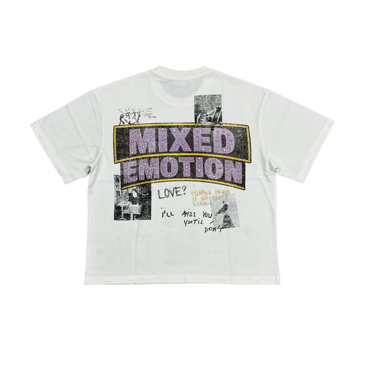 Mixed Emotions Lost Identity Tee White