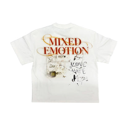Mixed Emotion Deja Vu Tee White