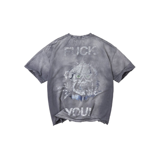 Vale Forever Skullie Tee Grey